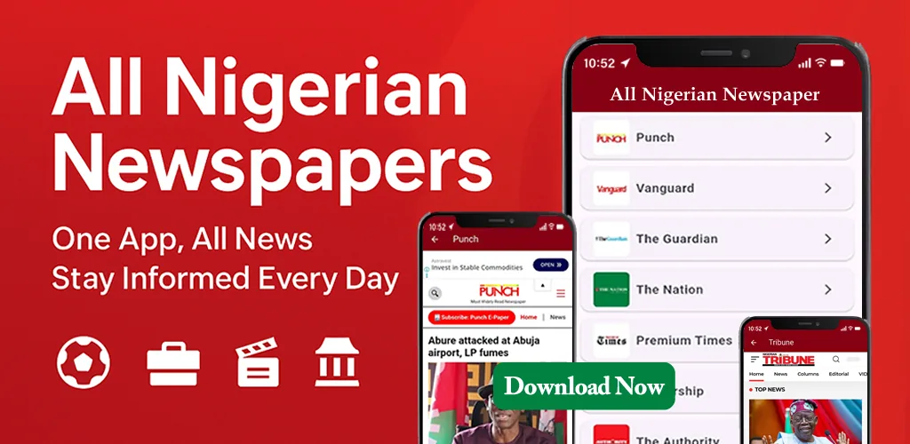 Nigerian newspapers — read them all in one free app