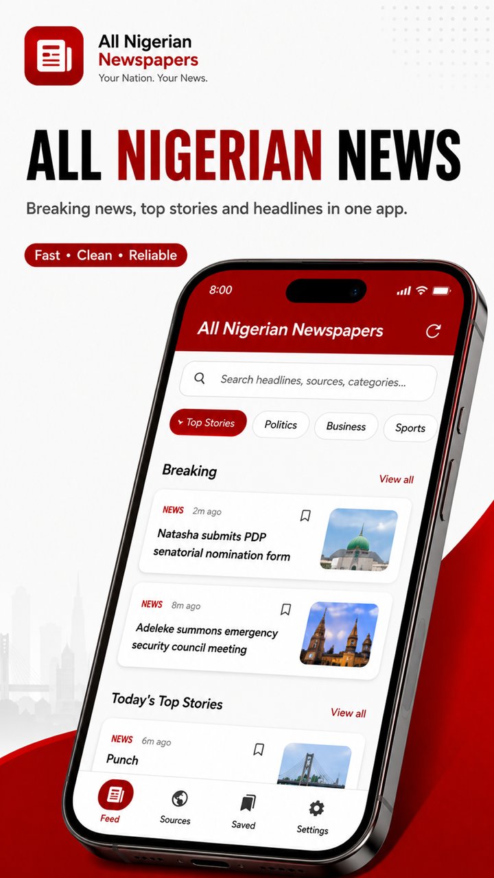 All Nigerian Newspapers app — all Nigerian news in one app