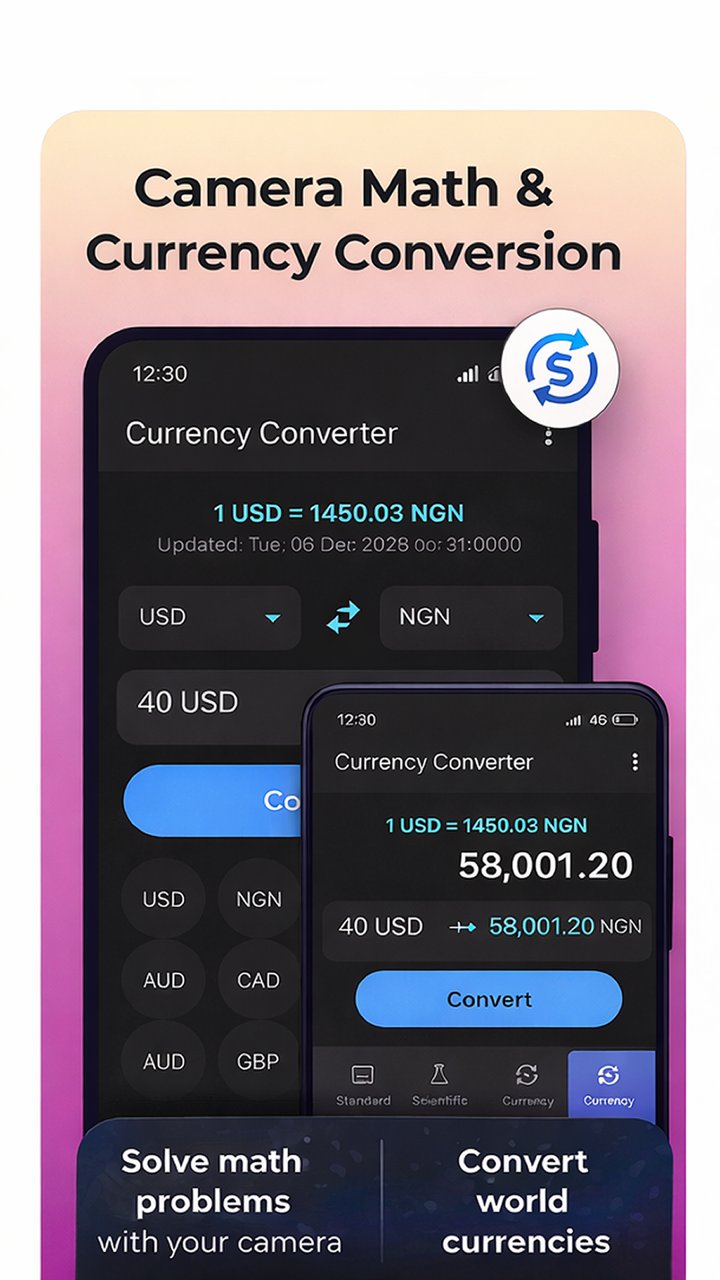 Currency converter with live rates